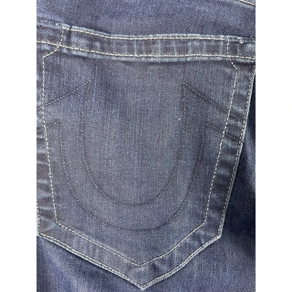 True Religion Jeans Mens 36 Blue Rocco Relaxed‎ Skinny Indigo Denim Five Pocket